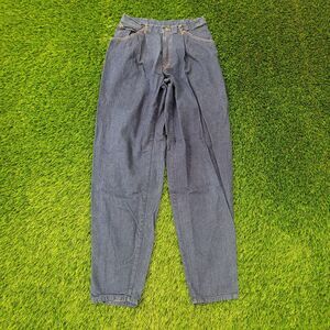 Vintage 80s MOD High-Waist Tapered Jeans Womens 4 28x33 Talon USA
